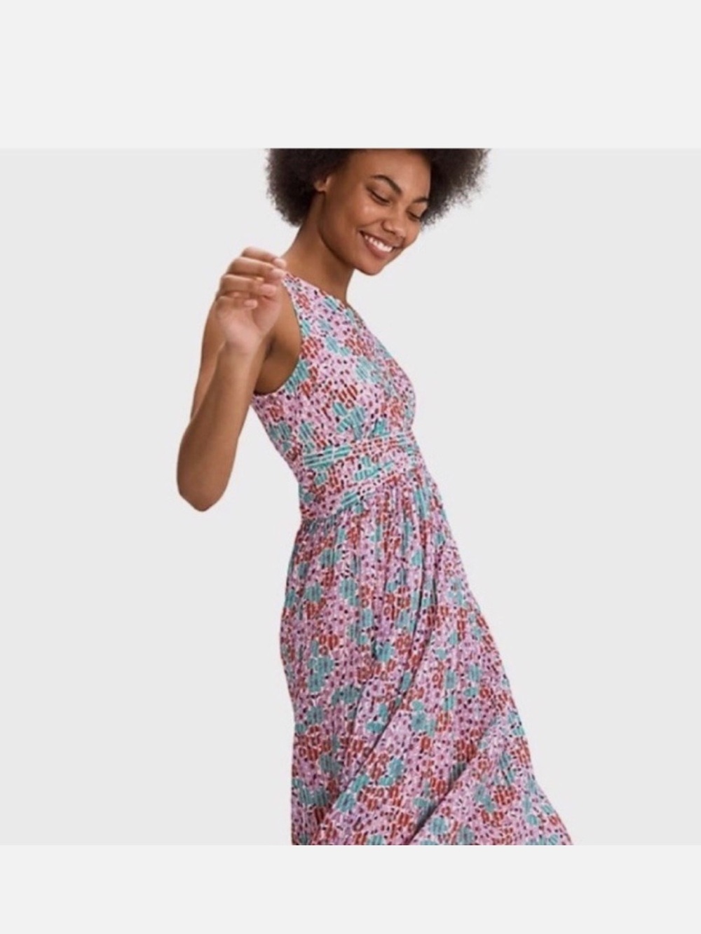 Kate Spade Floral Medley Burnout Midi Dress - Sz 2 Style Number: NJMUB409 - Picture 12 of 14